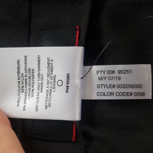 Men's NWT Black Express Performance Moisture Wicking Pants - Picture 7 of 8